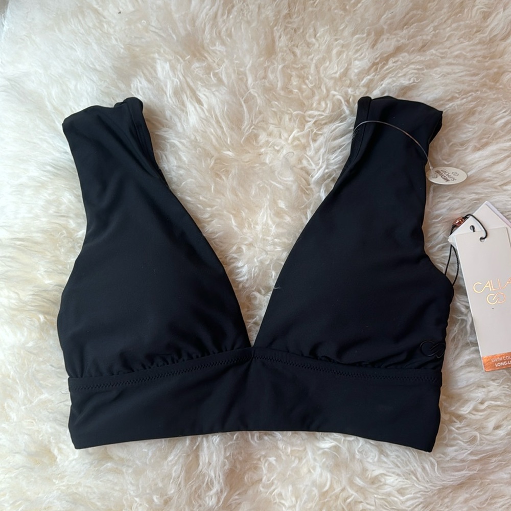 CALIA by Carrie Underwood Black Bikini Top